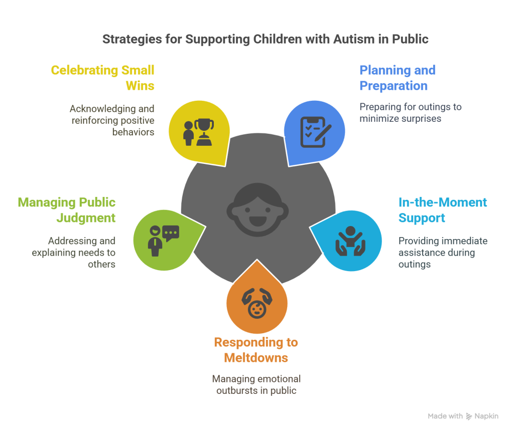supporting a Child with Autism (ASD) in Public - visual selection