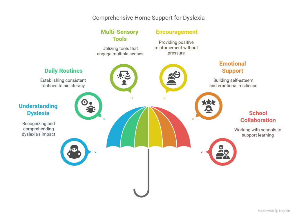 Supporting a Child with Dyslexia at Home - visual selection