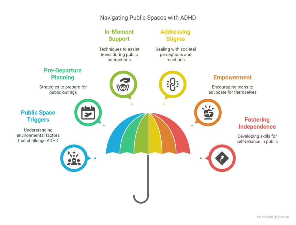 Supporting a Teen with ADHD in Public - visual selection
