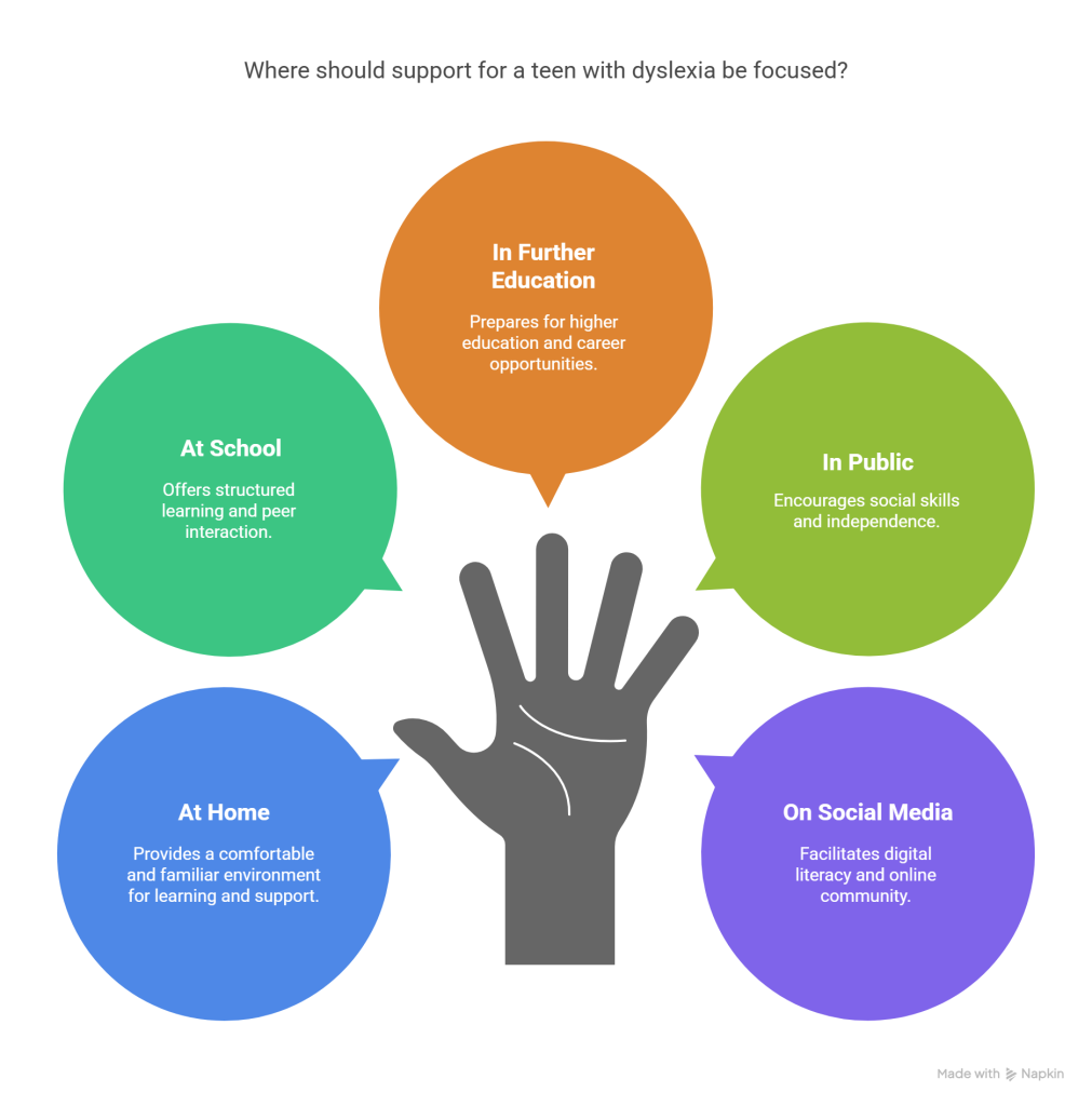 Supporting a Teen with Dyslexia - visual selection