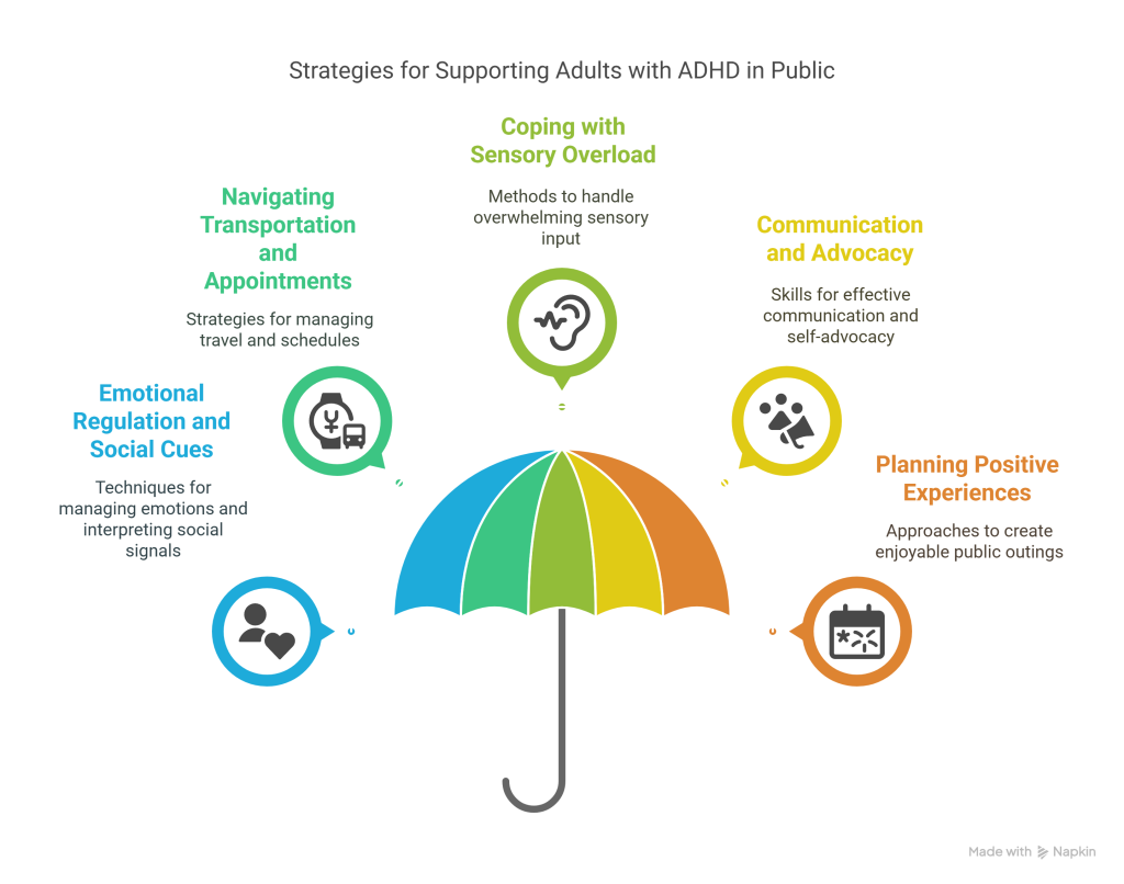Supporting an Adult with ADHD in Public Spaces - visual selection