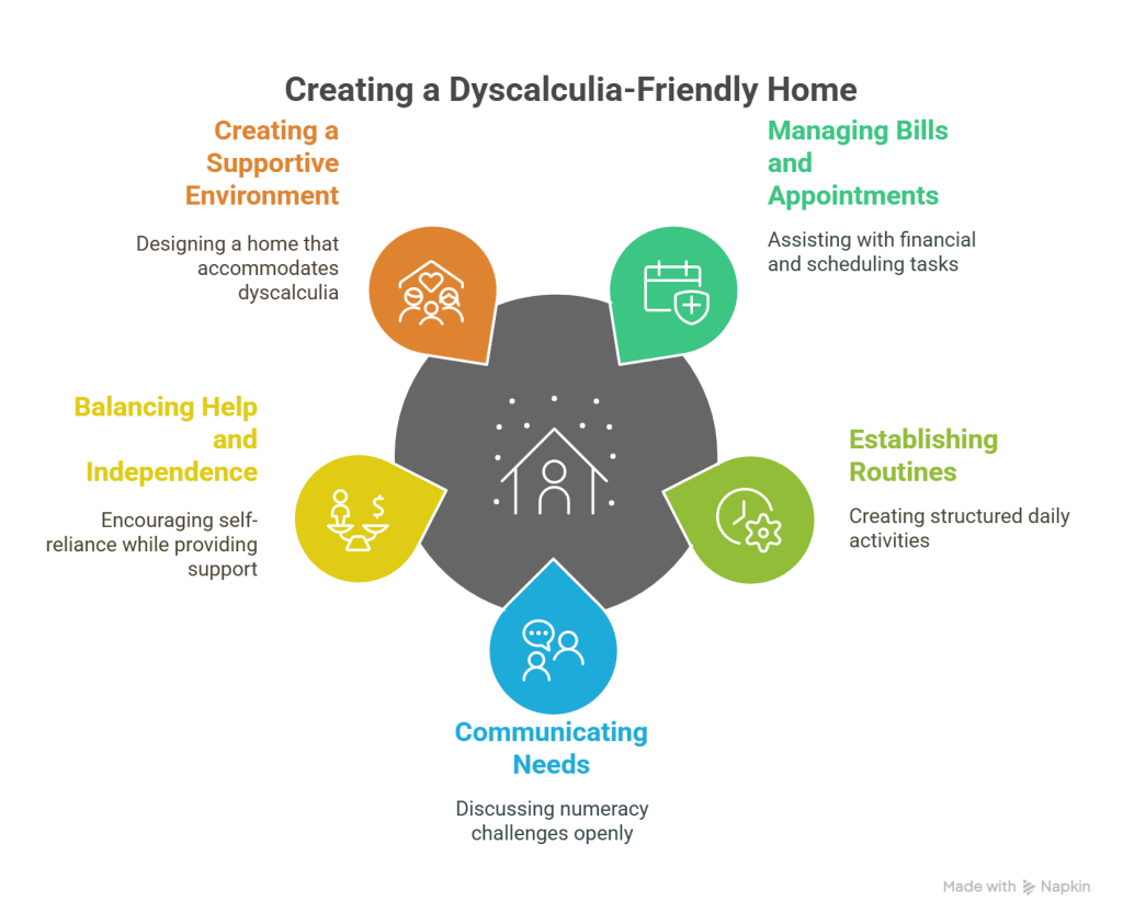 Supporting an Adult with Dyscalculia at Home - visual selection
