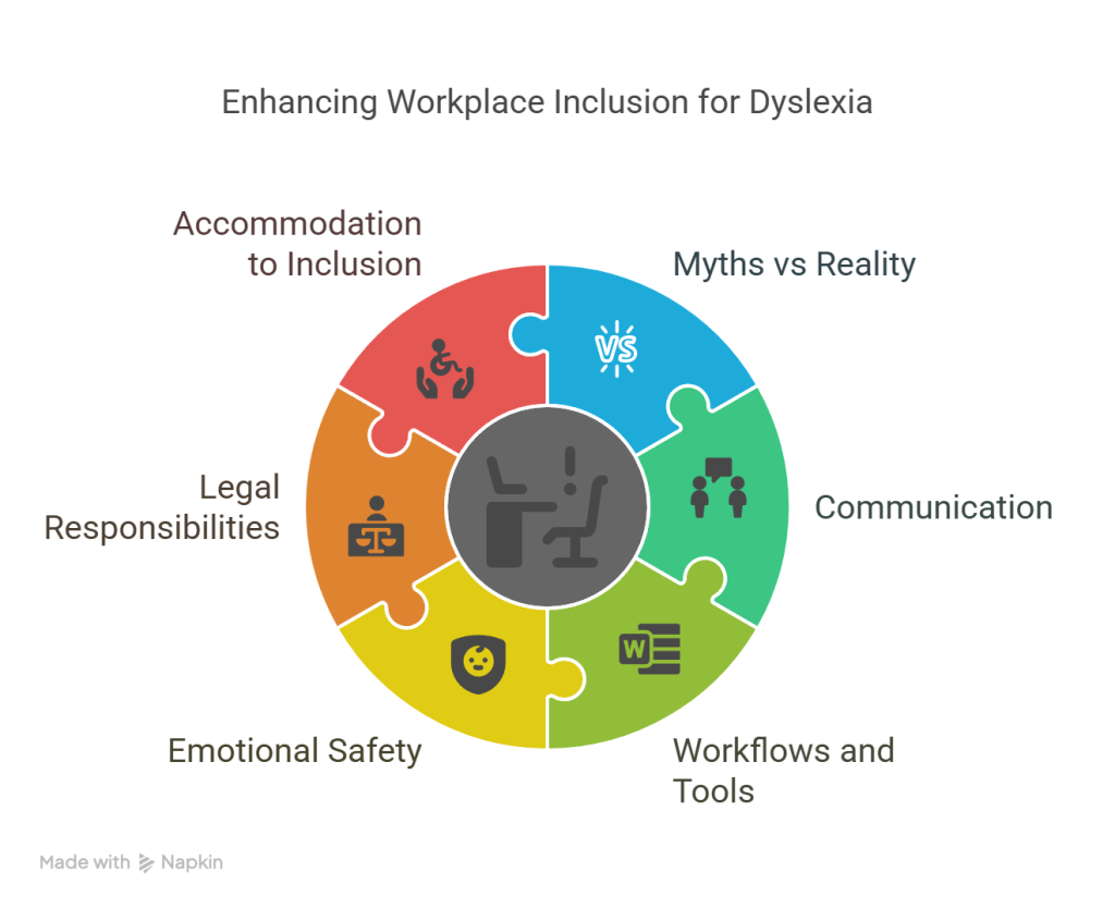 Supporting an Adult with Dyslexia at Work - visual selection