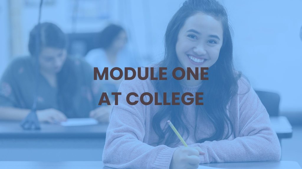 College Modulea ASD Teen at College Module 1 - School of Neurodiversity