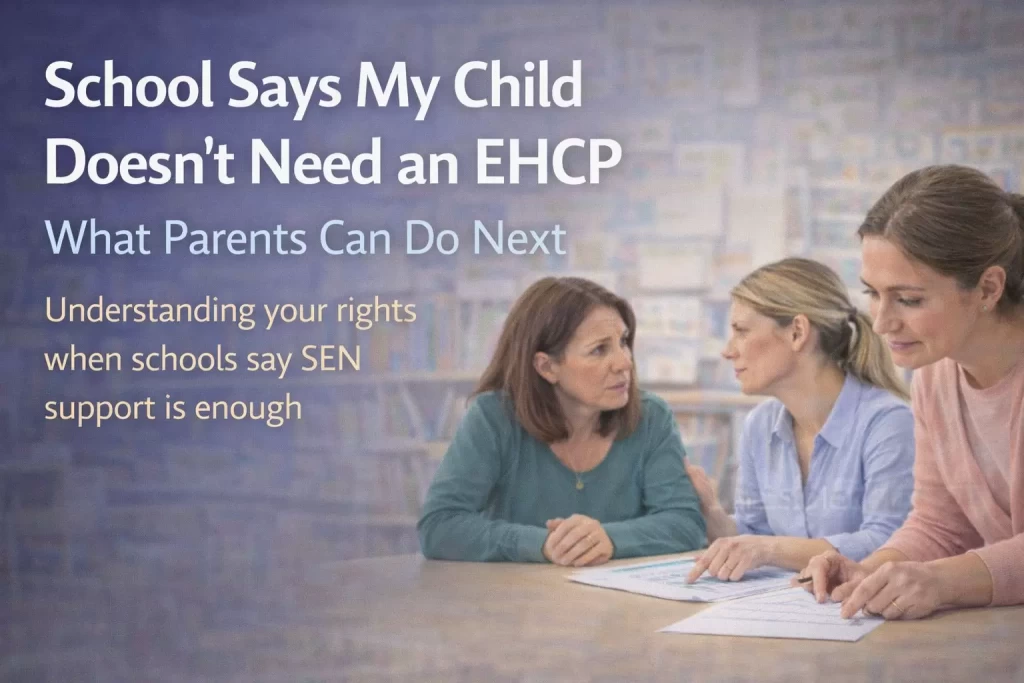 School Says My Child Doesn’t Need an EHCP – What Can I Do_compressed