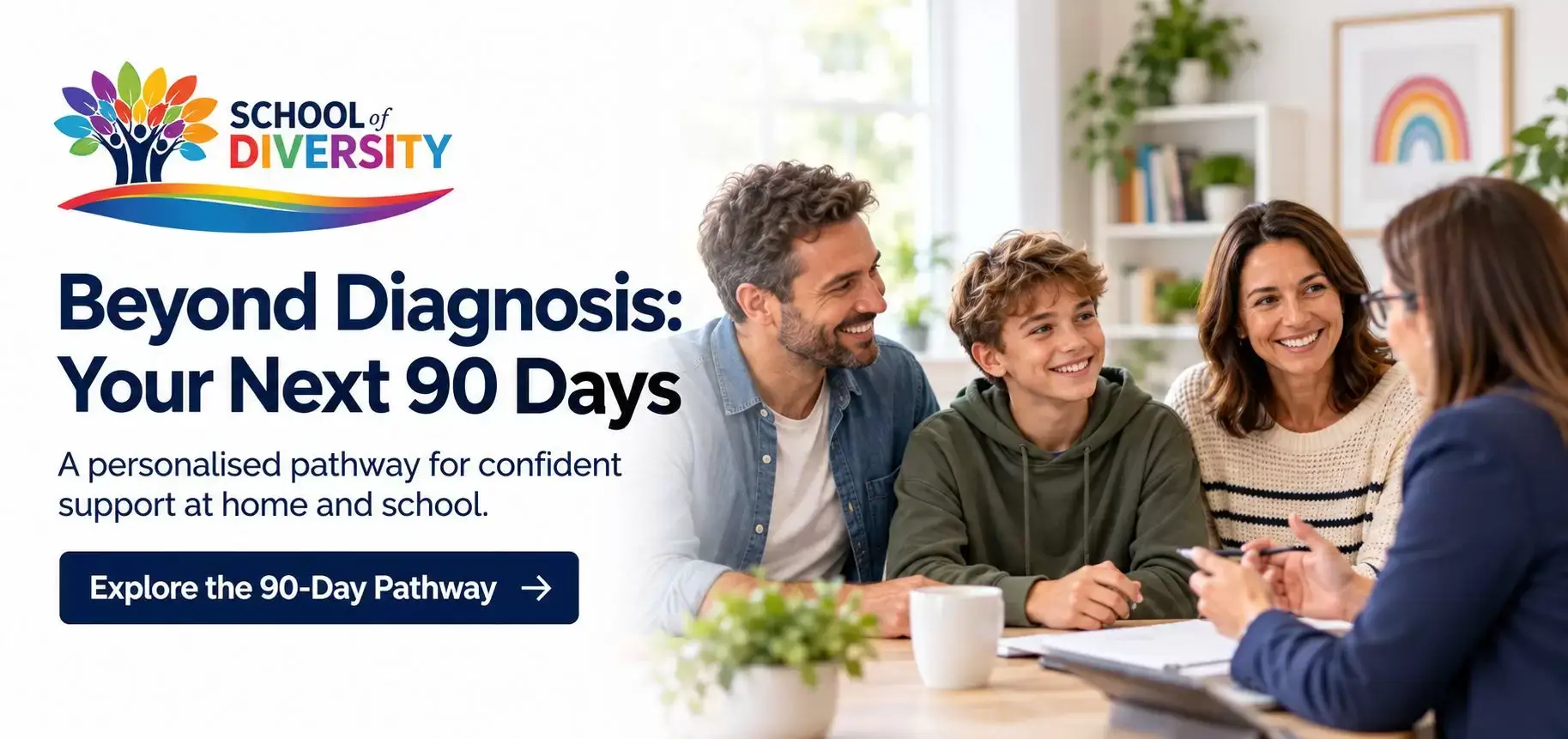 Beyond Diagnosis: Your Next 90 Days — personalised support for families following a diagnosis